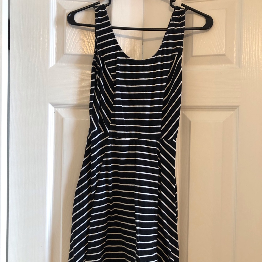 Striped Casual Mini Dress